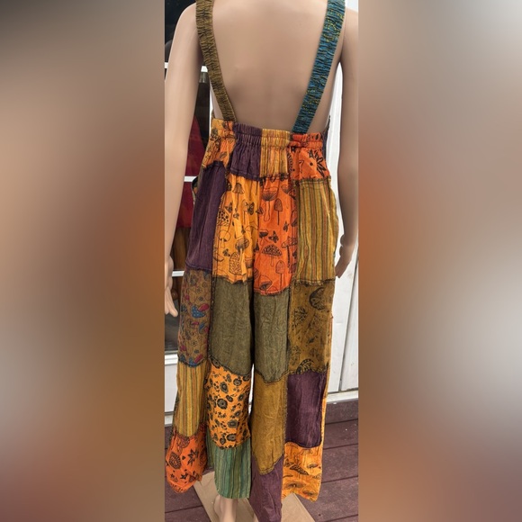 Patchwork Multicolor Jumpsuit - Picture 5 of 8